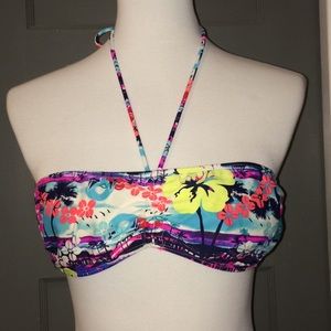 ❤️Tropical bikini top by OP size Large Jr